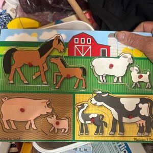 Melissa & Doug Farmyard Friends Puzzle